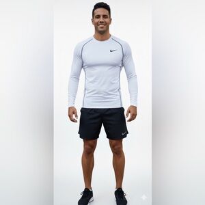 Nike Pro Dri-FIT Long Sleeve Training Shirt Men’s XL Slim Fit